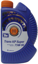 Трансмиссионные масла и жидкости ГУР: Тнк Трансмиссионное масло Trans KP Super 75W90 1л МКПП, мосты, редукторы, Полусинтетическое | Артикул 40617932