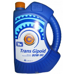 Трансмиссионные масла и жидкости ГУР: Тнк Трансмиссионное масло Trans Gipoid 80W90 4л МКПП, мосты, редукторы, Минеральное | Артикул 40617742