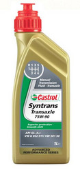 Трансмиссионные масла и жидкости ГУР: Castrol Трансмиссионное масло Syntrans Transaxle 75W-90, 1 л МКПП, мосты, редукторы, Синтетическое | Артикул 1557C3