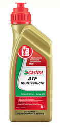 Трансмиссионные масла и жидкости ГУР: Castrol Трансмиссионное масло ATF Multivehicle, 1 л АКПП, Синтетическое | Артикул 154F33