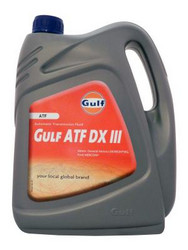 Трансмиссионные масла и жидкости ГУР: Gulf  ATF DX III , Полусинтетическое | Артикул 8717154952490