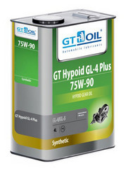 Трансмиссионные масла и жидкости ГУР: Gt oil Трансмиссионное масло GT Hypoid GL-4 Plus, 4л МКПП, мосты, редукторы, Синтетическое | Артикул 8809059407998