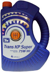 Трансмиссионные масла и жидкости ГУР: Тнк Трансмиссионное масло Trans KP Super 75W90 4л МКПП, мосты, редукторы, Полусинтетическое | Артикул 40617942